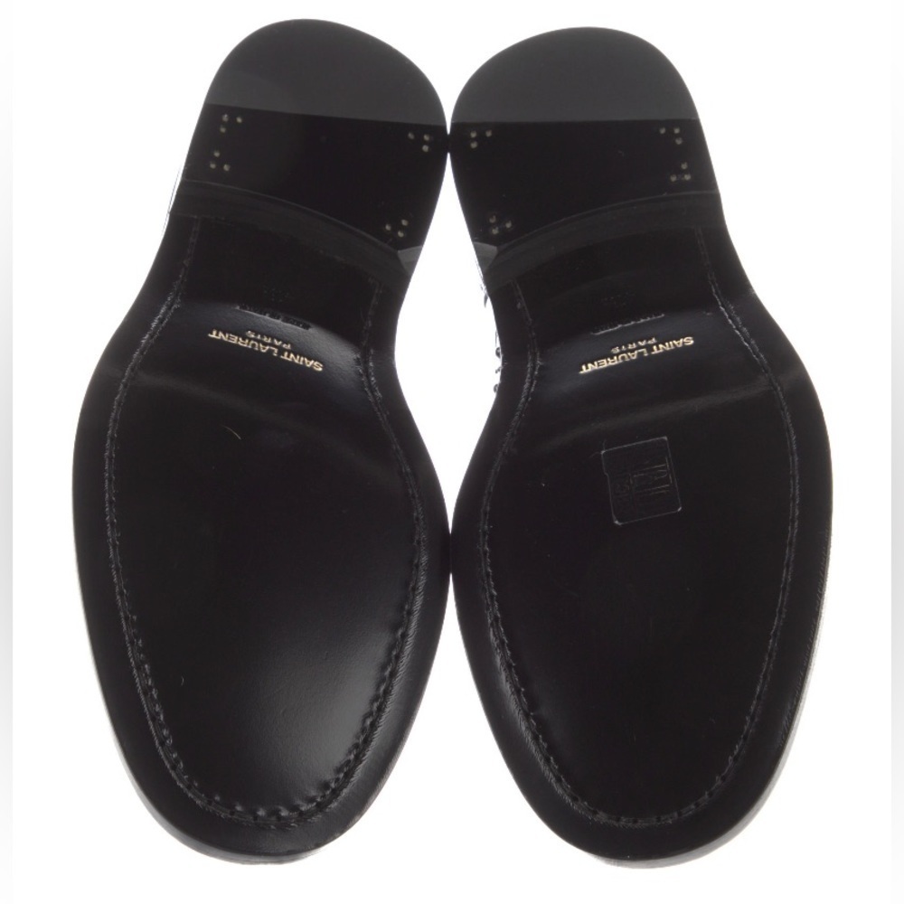 Saint Laurent Paris black leather oxford / derbies 8.5us​​​​ - Picture 5 of 12